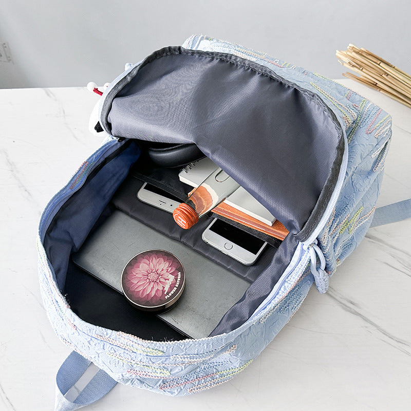 15 Inch Laptop Backpack PVC Casual Travel Daypack