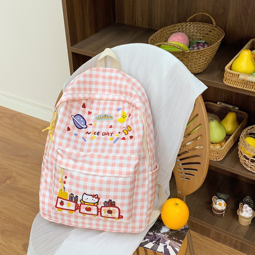 14 Inch Laptop Backpack Nylon School Travel Daypack