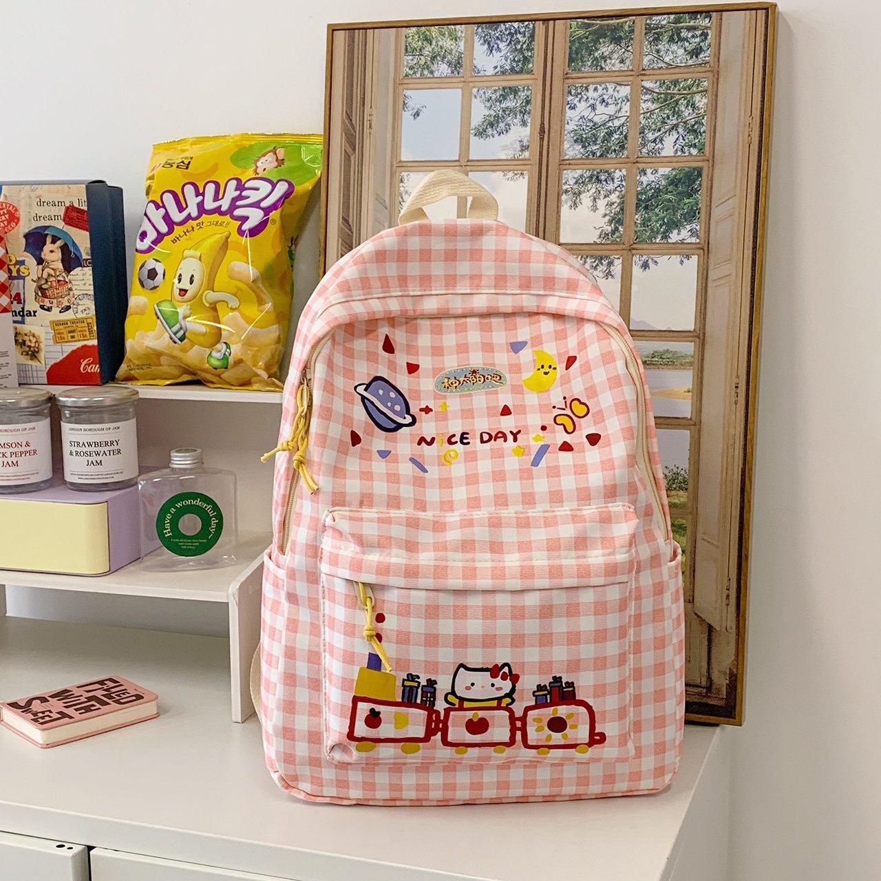 14 Inch Laptop Backpack Nylon School Travel Daypack